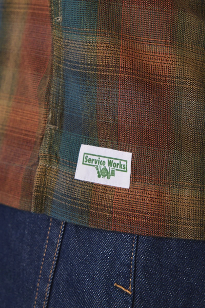 Service Works Plaid Resort Shirt