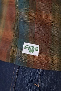 Service Works Plaid Resort Shirt