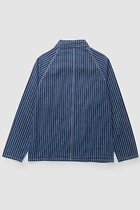 Service Works Pinstripe Denim Coverall Jacket