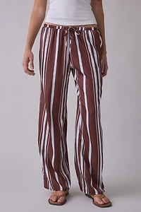 Kimchi Blue Andy Striped Pull-On Baggy Pants