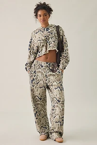 AFRM Darius Cropped French Terry Hoodie Sweatshirt