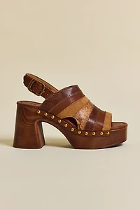 Frye & Co Wylie Patchwork Platform Sandals