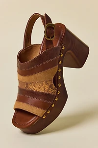 Frye & Co Wylie Patchwork Platform Sandals