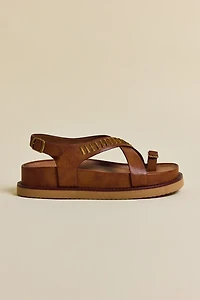 Frye & Co Ramblyn Cross-Strap Sandals