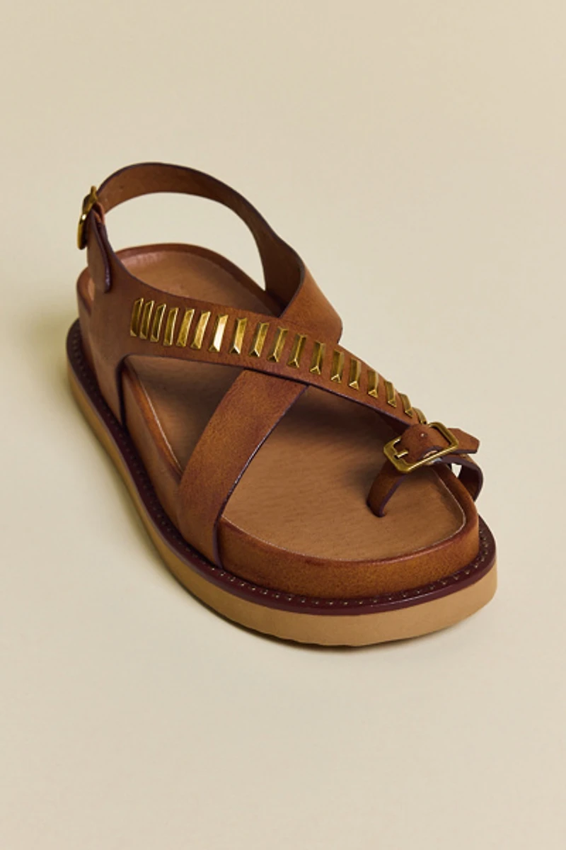 Frye & Co Ramblyn Cross-Strap Sandals