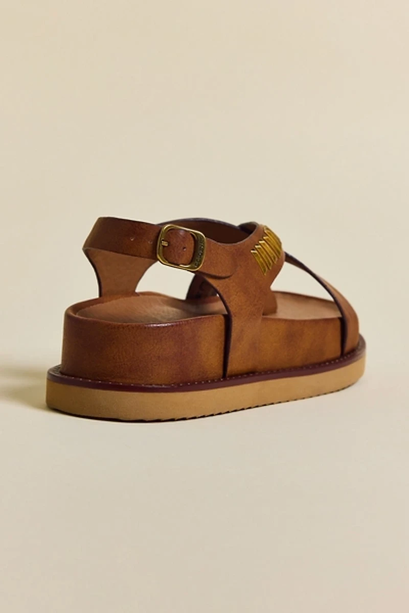 Frye & Co Ramblyn Cross-Strap Sandals