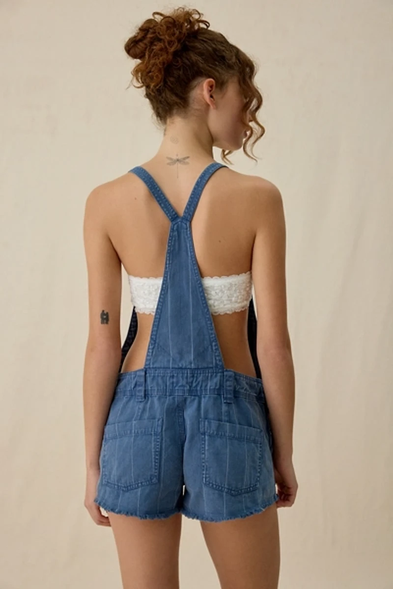 BDG Wildwood Canvas Mini Shortalls
