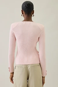 House Of Sunny Power Peggy Scarf Detail Cardigan