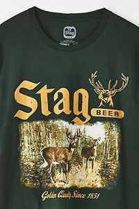 Stag Beer Deer Graphic Tee