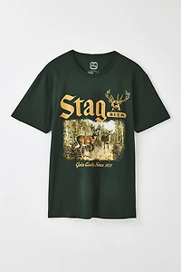 Stag Beer Deer Graphic Tee