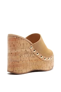 Schutz Dalle Studs Platform Mule Sandal