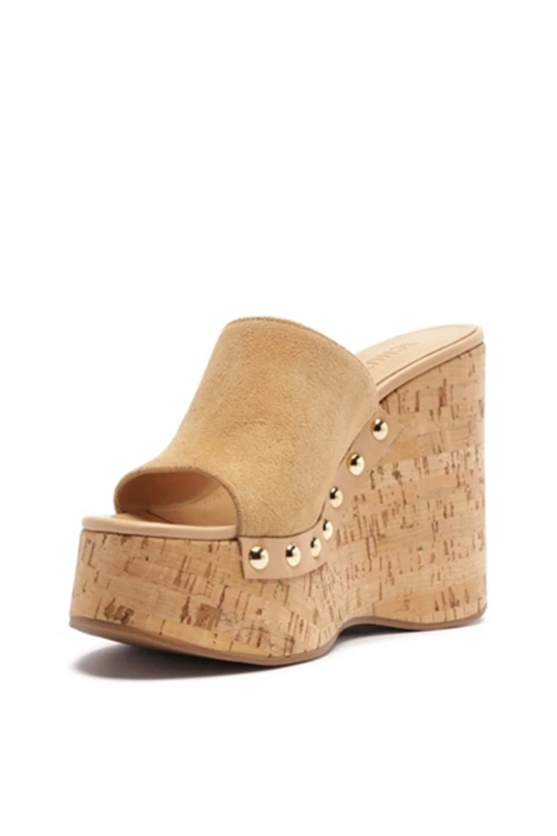 Schutz Dalle Studs Platform Mule Sandal