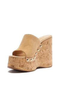 Schutz Dalle Studs Platform Mule Sandal