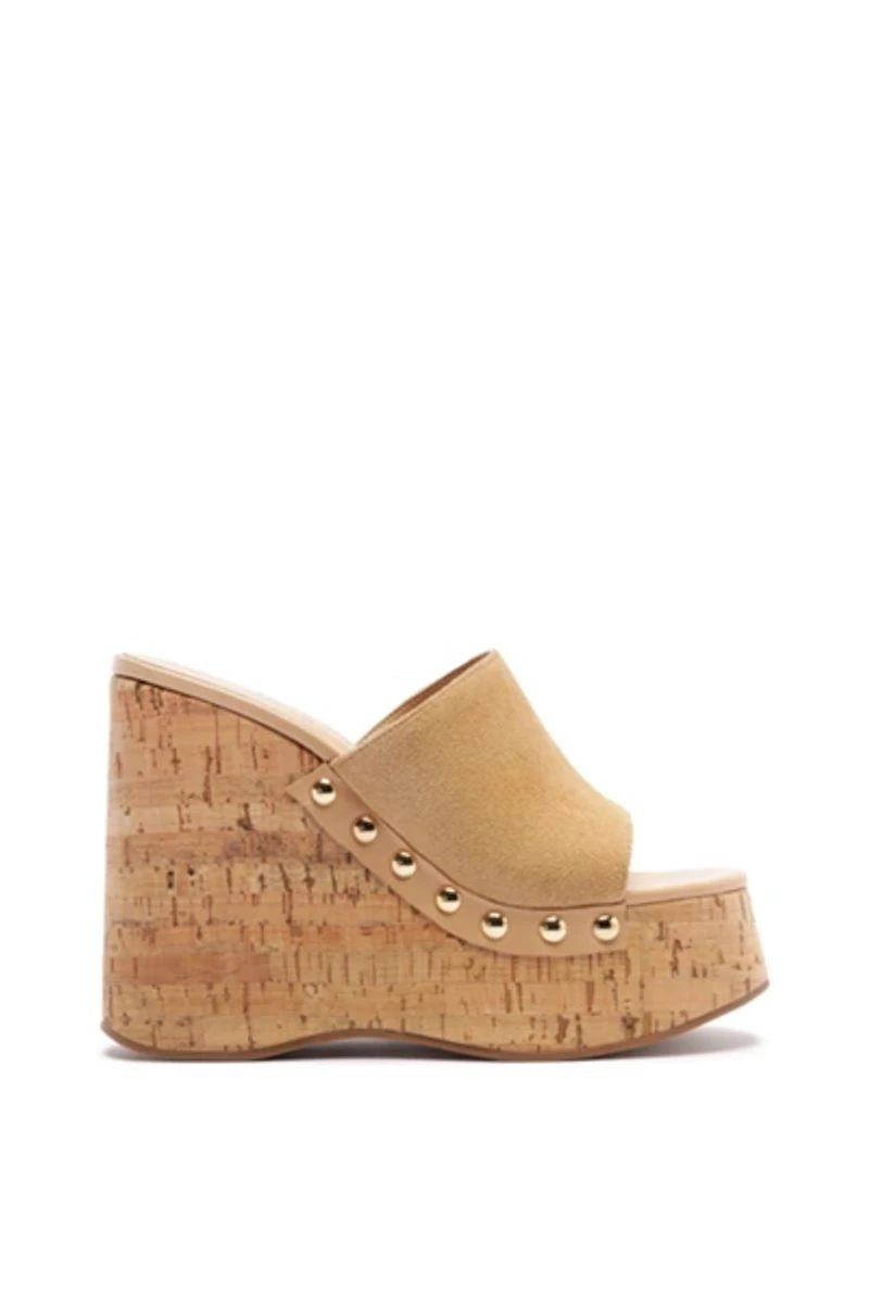 Schutz Dalle Studs Platform Mule Sandal
