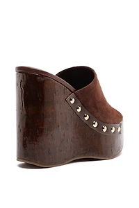 Schutz Dalle Studs Platform Mule Sandal