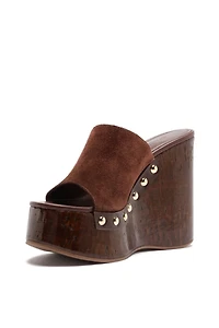 Schutz Dalle Studs Platform Mule Sandal