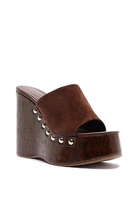 Schutz Dalle Studs Platform Mule Sandal