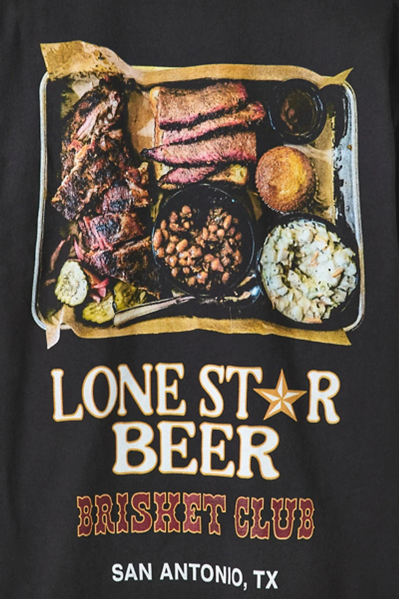 Lone Star Beer Texas BBQ Graphic Tee
