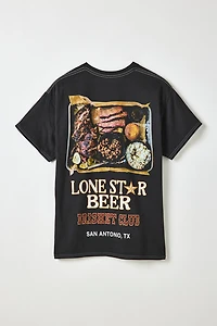 Lone Star Beer Texas BBQ Graphic Tee