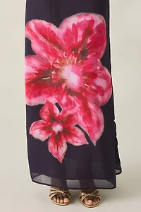 Motel Lurina Desert Flower Chiffon Maxi Skirt