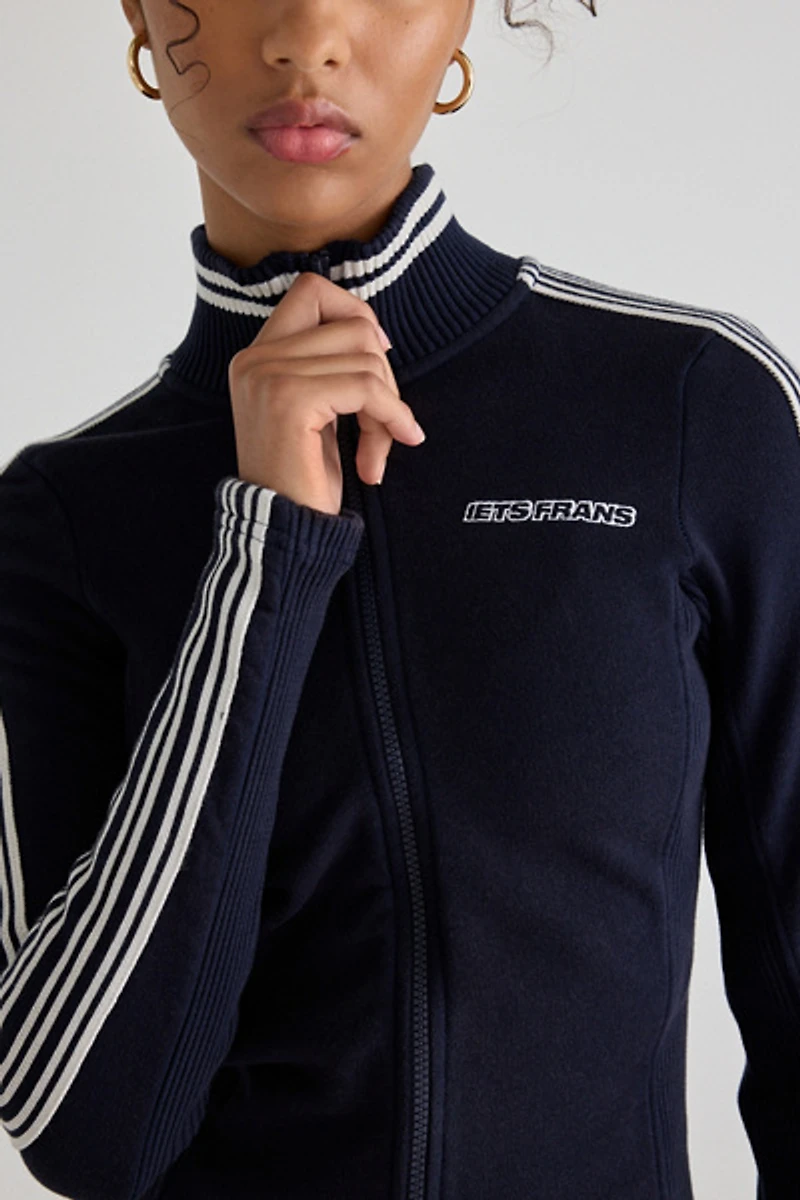 iets frans… Trip Track Zip-Up Sweater