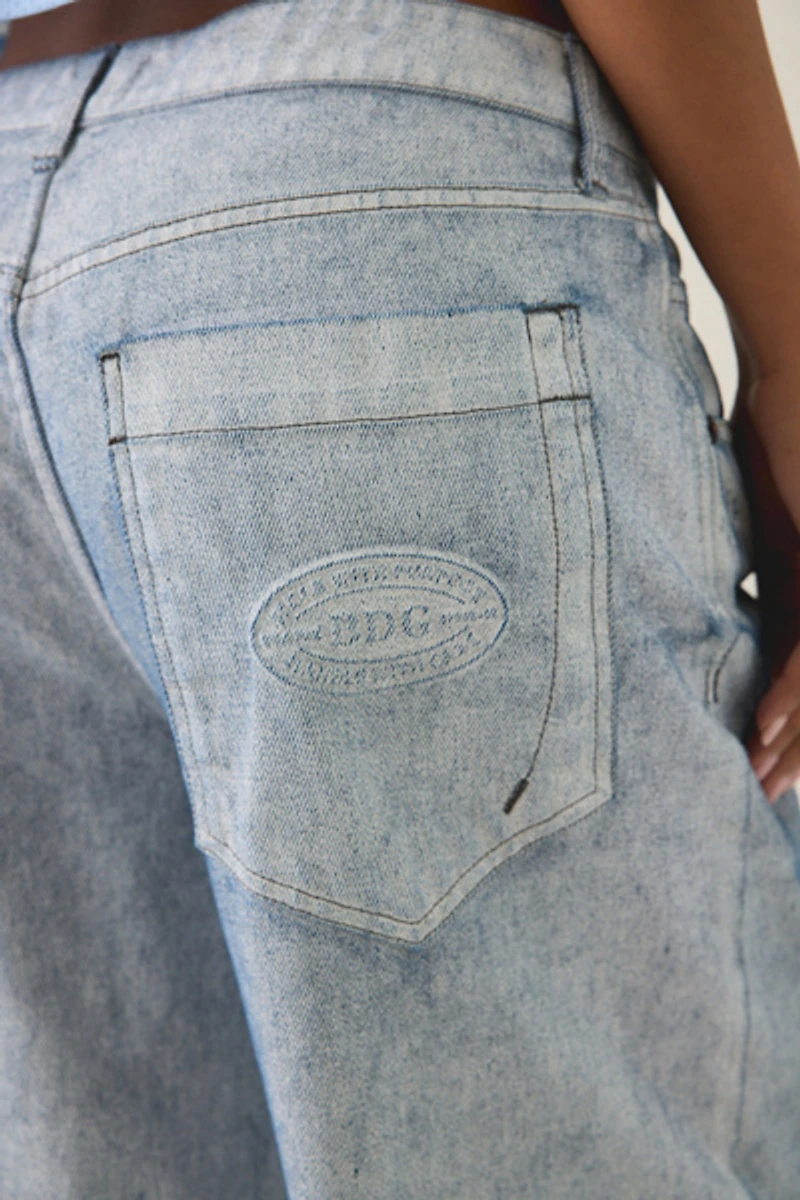 BDG Jaya Coated Baggy Boyfriend Jeans