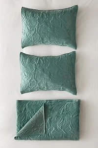 Jungalow By Justina Blakeney Secret Garden Velvet Quilt Set