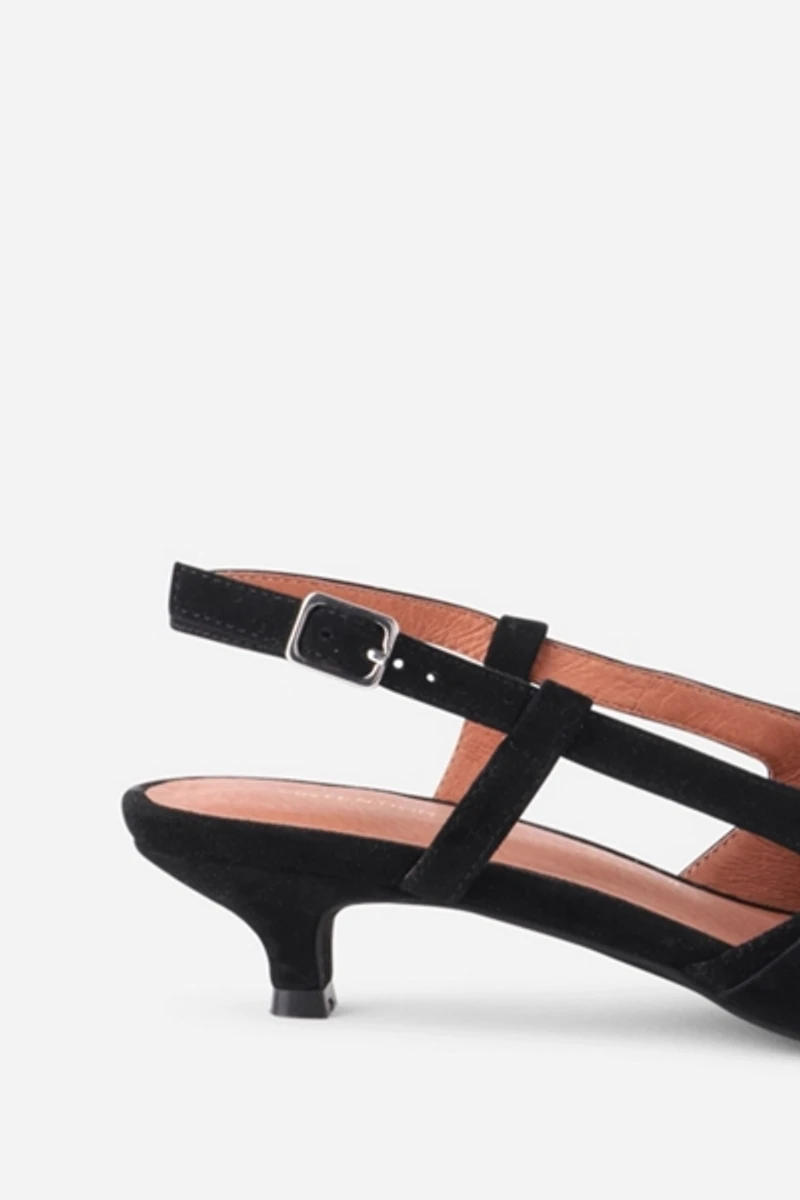 Intentionally Blank Maman Slingback Kitten Heel