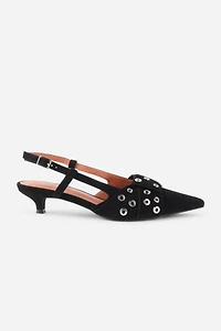 Intentionally Blank Maman Slingback Kitten Heel