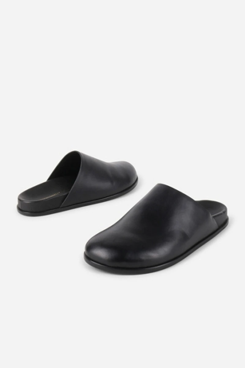 Intentionally Blank Agatha Slip On Natural Sole Mule