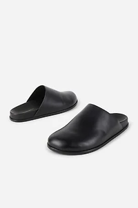 Intentionally Blank Agatha Slip On Natural Sole Mule