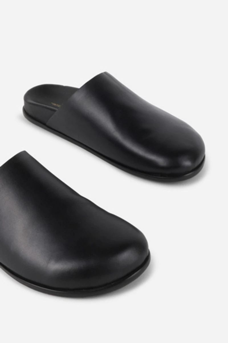 Intentionally Blank Agatha Slip On Natural Sole Mule