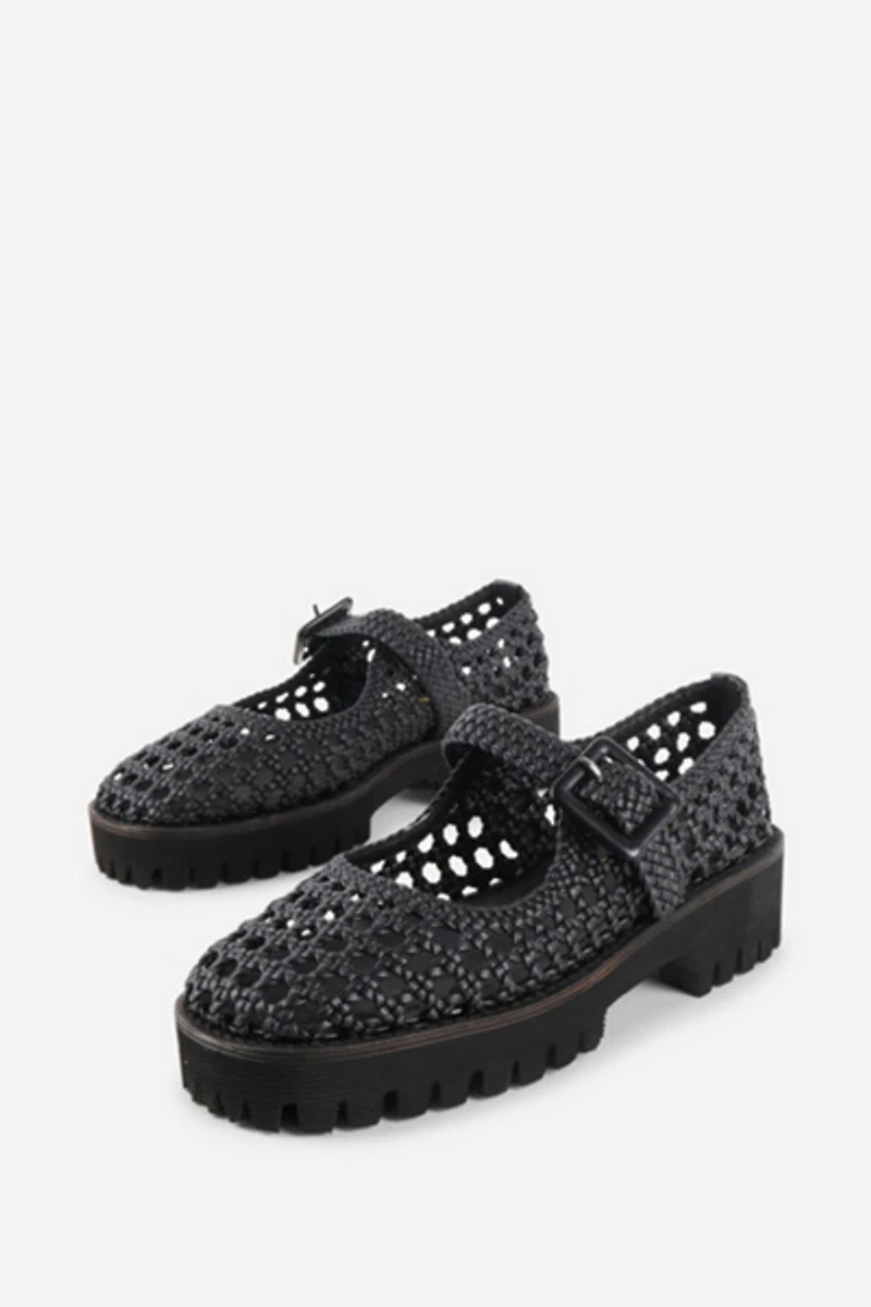 Intentionally Blank Veronique Woven Mary Jane