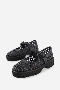 Intentionally Blank Veronique Woven Mary Jane