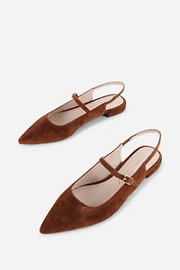 Intentionally Blank Escape Slingback Flat