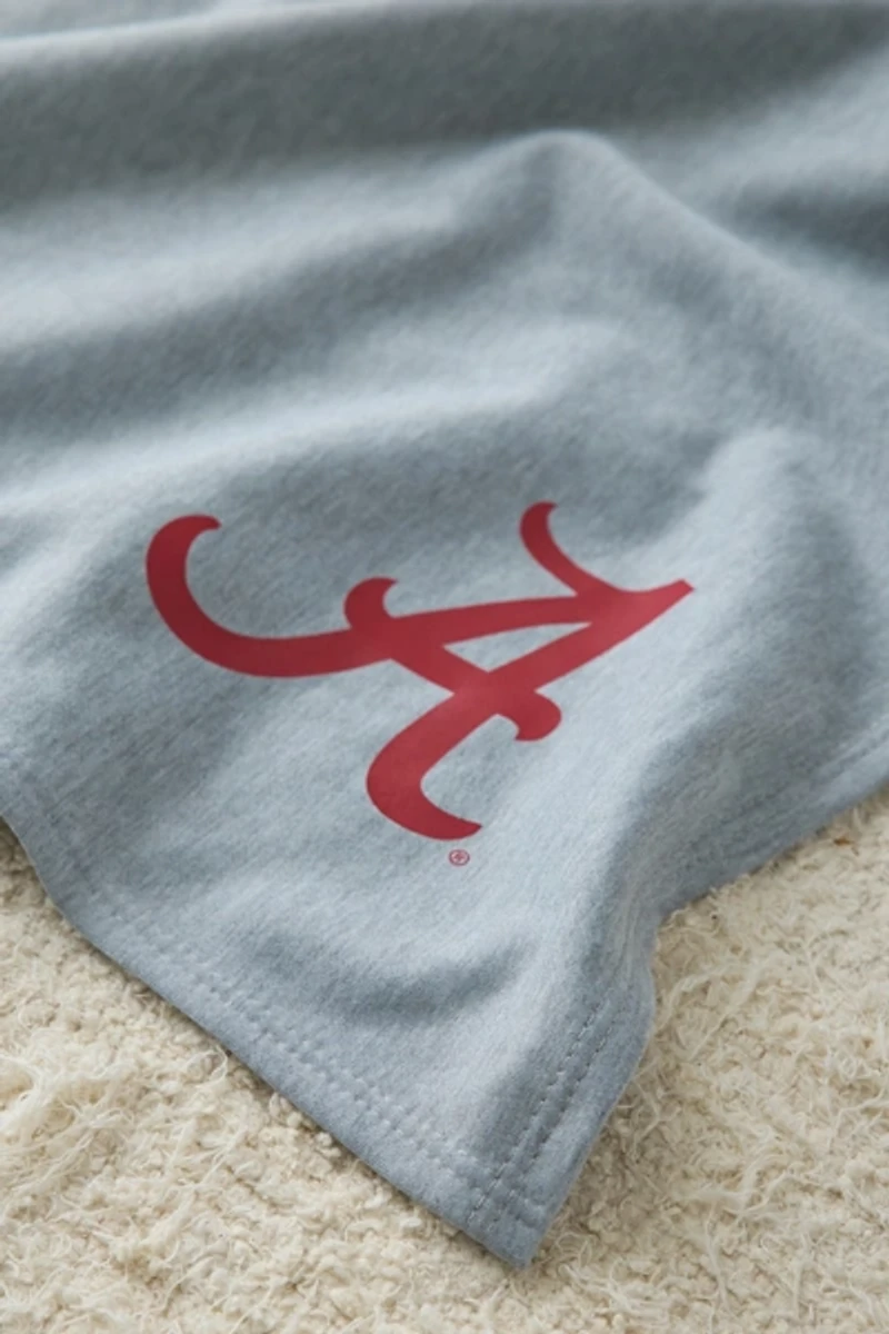 NCAA Logo Sweatshirt Throw Blanket