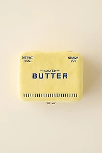 Butter Embroidered Velvet Jewelry Case