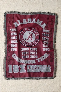 NCAA Commemorative Championship Tapestry Throw Blanket