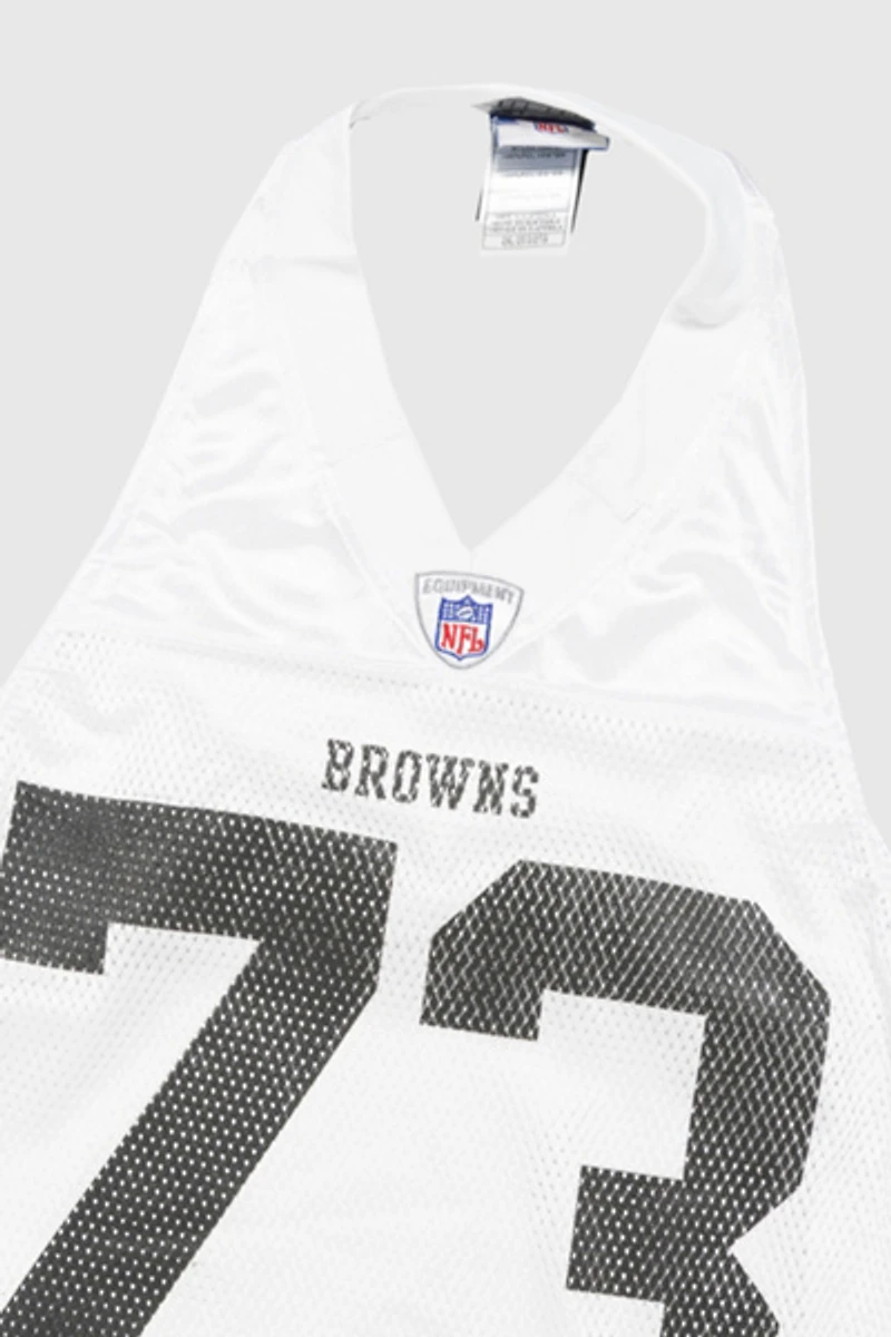 Rework Cleveland Browns Football Halter Top