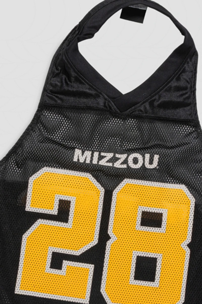 Rework Mizzou Tigers Football Halter Top