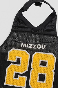 Rework Mizzou Tigers Football Halter Top