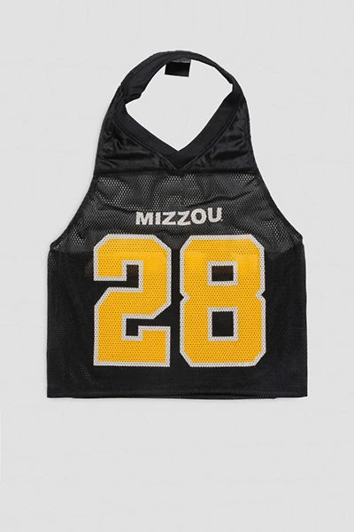 Rework Mizzou Tigers Football Halter Top