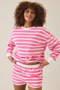 Beach Riot Fia Terry Cloth Mini Shorts