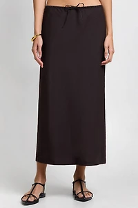 Onia Air Linen Midi Skirt
