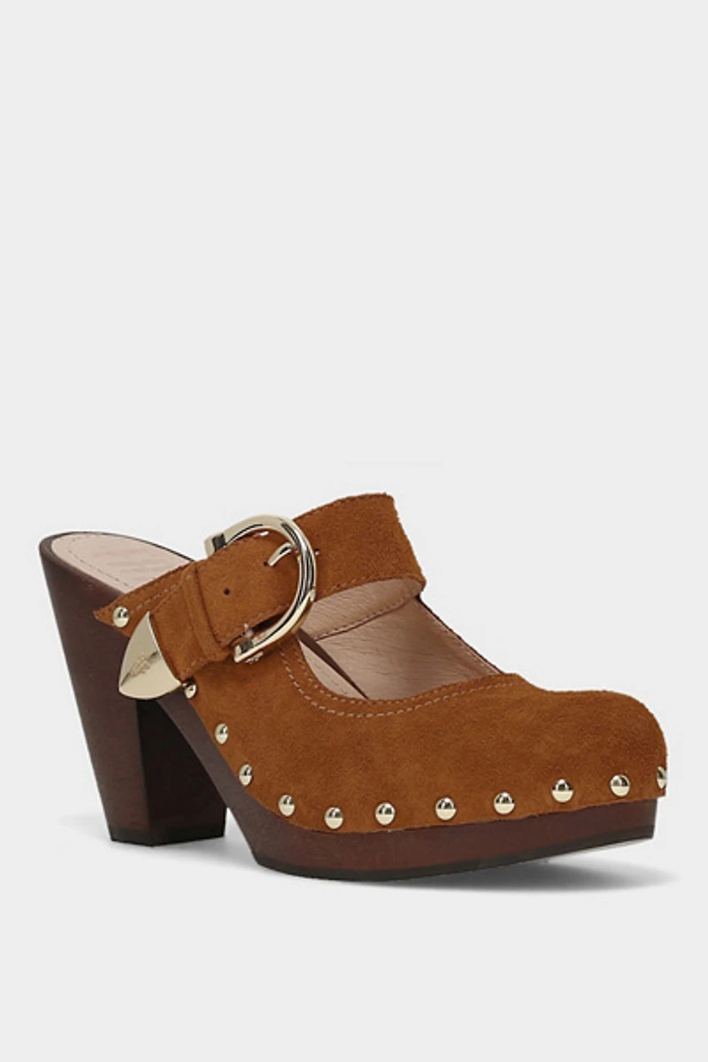 Frye Women's Cindy Buckle Clogs