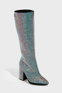 Sparkl Rhinestone Heeled Boot