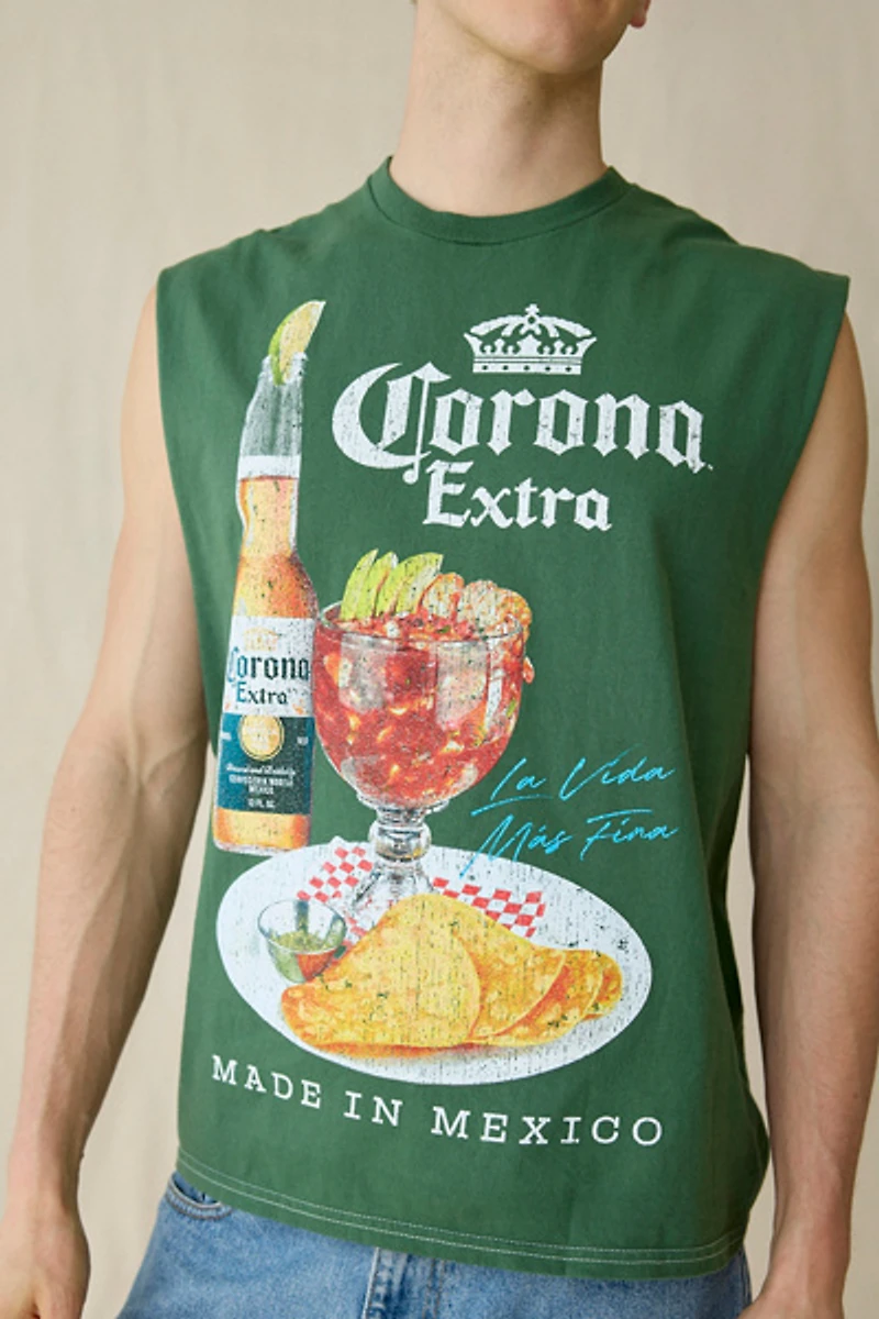 Corona Extra Summer Cerveza Muscle Tee
