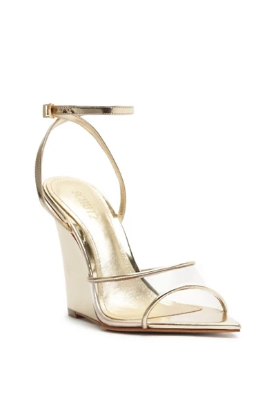 Schutz Elodie Vinyl Wedge Heel