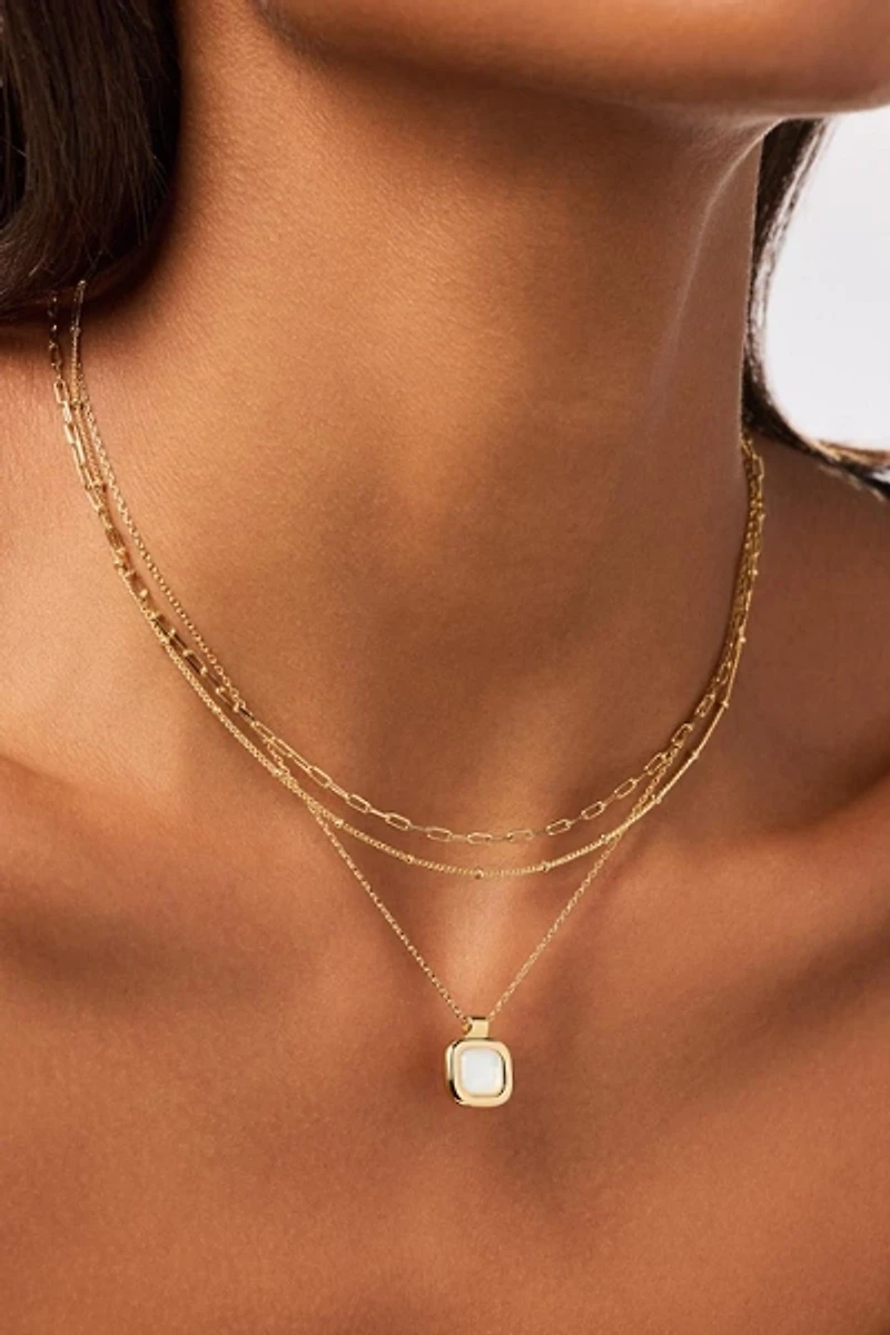 Ana Luisa Clara Mother of Pearl Pendant