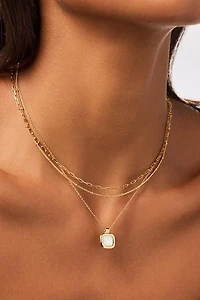 Ana Luisa Clara Mother of Pearl Pendant